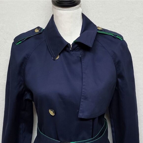 3.1 Phillip Lim 20th Anniversary XXO Blue Green Limited Edition Trench Coat Med - Picture 3 of 16